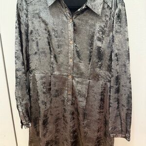 Ted Baker London Silver Mini Dress